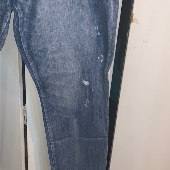 Old navy diva denim paint splattered jeans - Picture 3 of 5